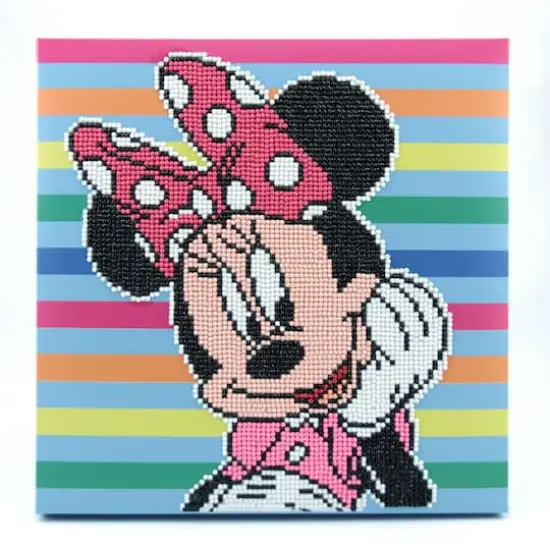 Camelot&reg; Dots Minnie Stripes Diamond Painting Kit {1}