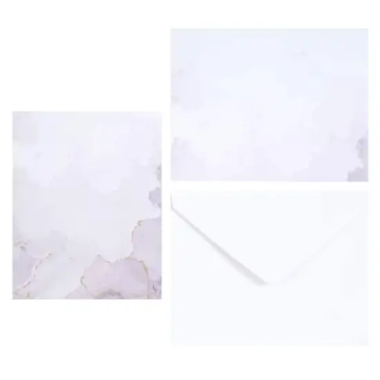 Gray Watercolor Flat Cards & Envelopes by Recollections&trade;, 4.25" x 5.5" {3}