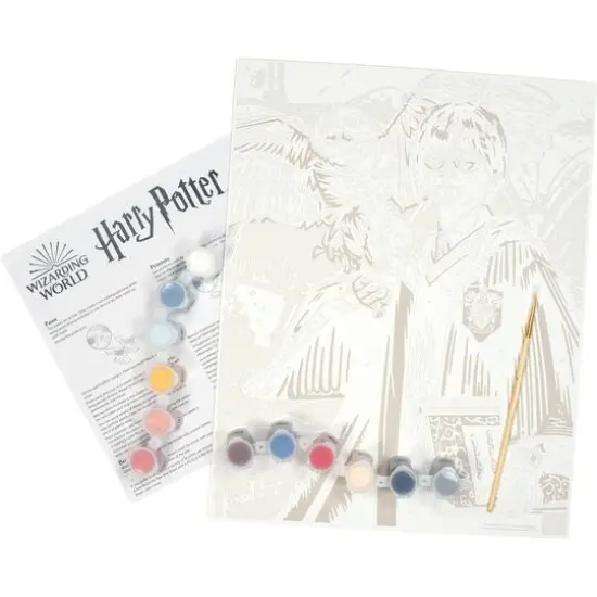 PaintWorks&trade; Harry & Hedwig Paint by Number Kit {5}
