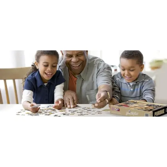 College Team Retro Series 500 Piece Puzzle Purdue Boilermakers Basketball {4}