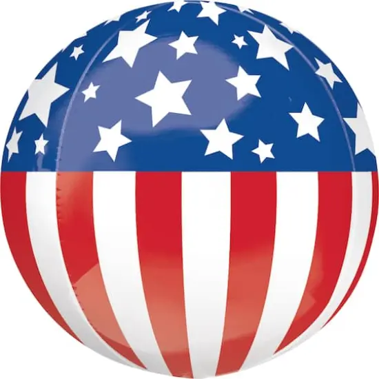 Orbz&reg; XL&trade; 16" Patriotic Foil Balloon {1}