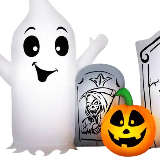 Occasions Airflowz 8ft. Inflatable Ghost & Tombstone Scene {5}