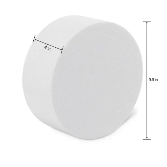 FloraCraft&reg; CraftFōM Round Cake Form White {5}