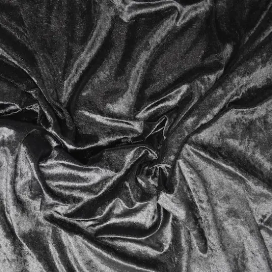 Feldman Craft Velvet Polyester Fabric Black {5}