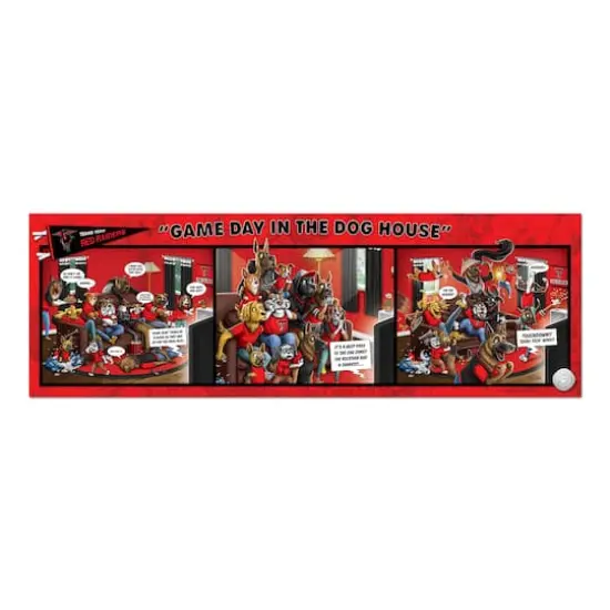 College Game Day in the Dog House 1,000 Piece Puzzle Texas Tech Red Raiders {5}