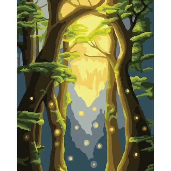 8" x 10" Fairy Forest Paint-by-Number Kit by Artist's Loft&reg; {1}