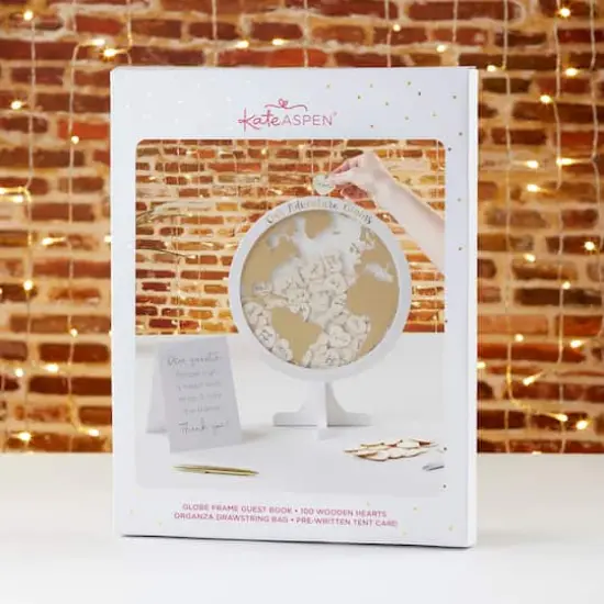 Kate Aspen&reg; Globe Wedding Guest Book Alternative  {3}