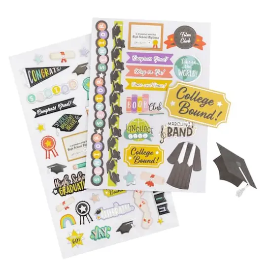 High School Graduation Sticker Flip Pack by Recollections&trade; {3}