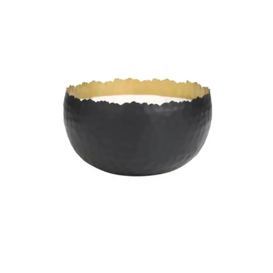Sauvignon Blanc Scented 3 Wick Candle in Hammered Matte Black Bowl {5}
