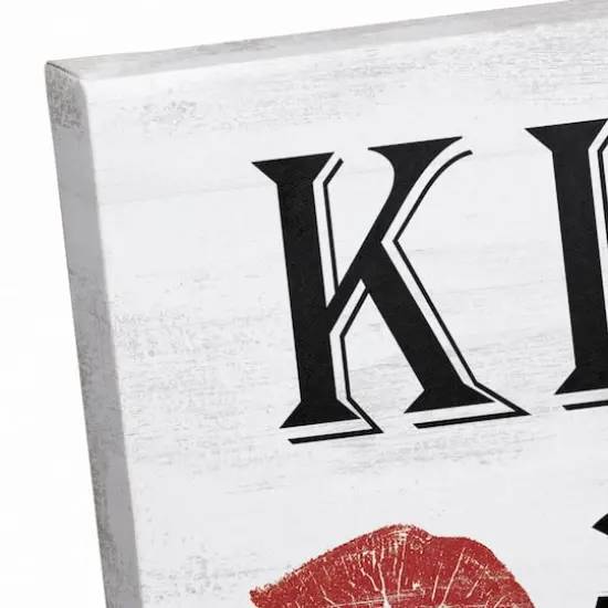 Kissing Booth Sign Canvas Wall Art {4}