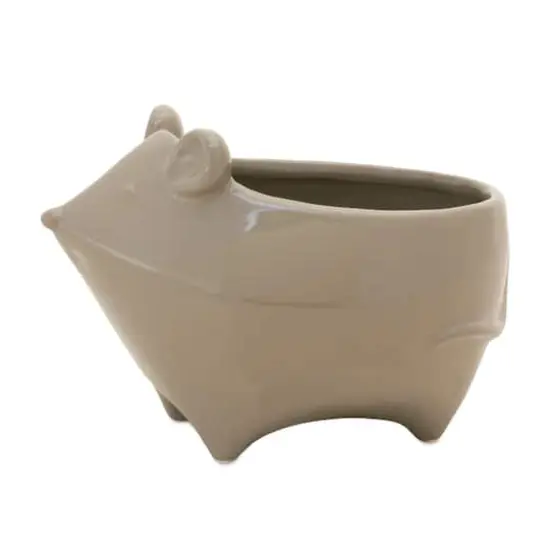 6.5" Ceramic Mouse Planters, 4ct. {3}