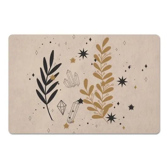 Leaf Crystal Stars 1 27" x 18" Floor Mat {1}