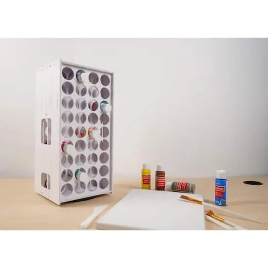 16" White Paint Storage Spinner by Craft Smart&trade; {4}