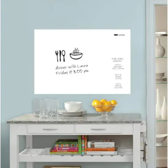 WallPops Large White Dry-Erase Message Board Decal {3}
