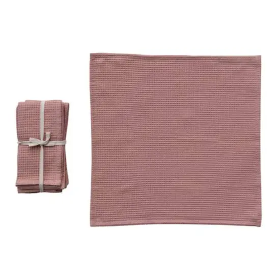 Hello Honey&reg; Woven Linen & Cotton Waffle Dinner Napkins, 4ct. Putty {5}