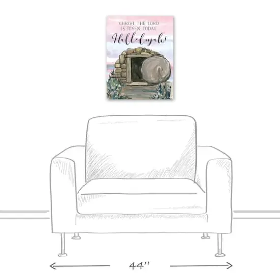 Hallelujah Tomb Canvas Wall Art {6}