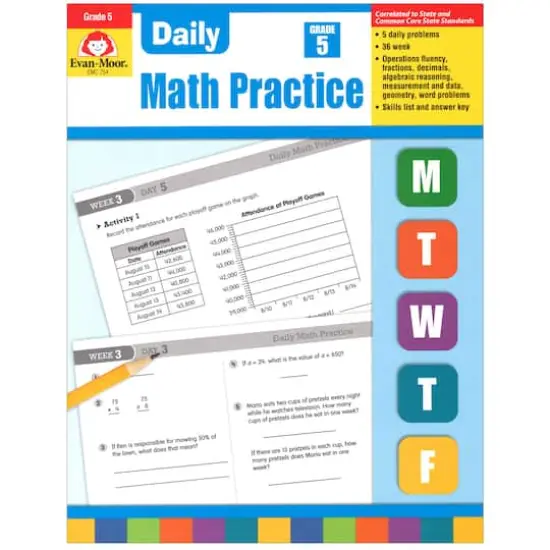 Evan Moor&reg; Daily Math Practice, Grade 5 {1}