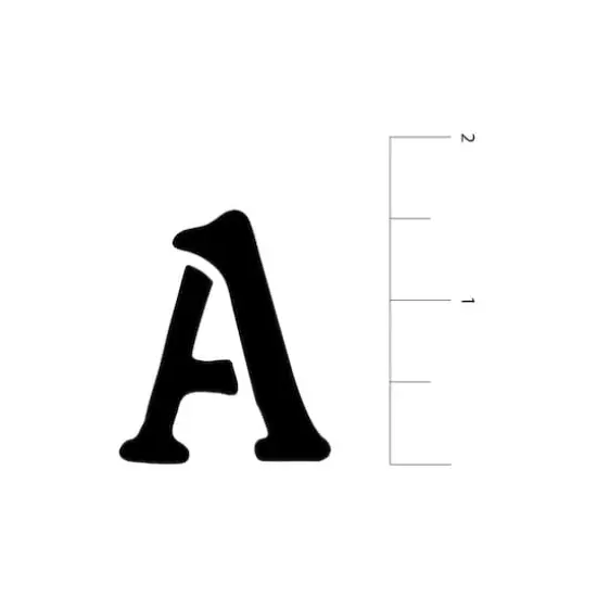 1.5" Whimsy Alphabet Stencils by Craft Smart&reg; {4}