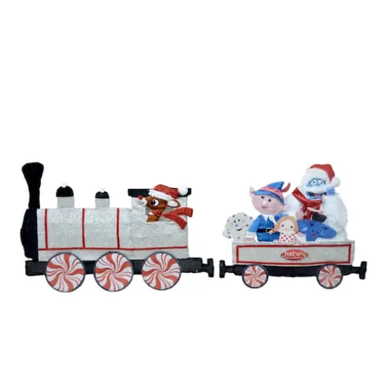 Rudolph the Red-Nosed Reindeer & the Island of Misfit Toys 80" LED 2D Yard Art Train Set {4}
