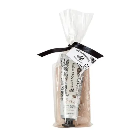 European Soaps Hand Butter & Soap Gift Set Coconut {1}