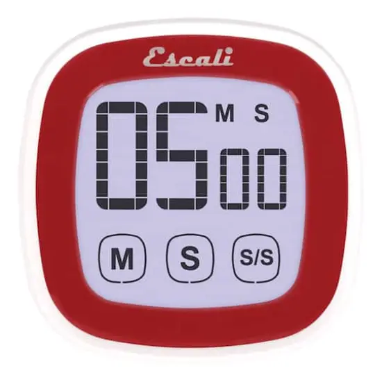 Escali Red Touch Screen Digital Timer {1}