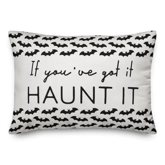 Got It Haunt It Bat Throw Pillow {1}