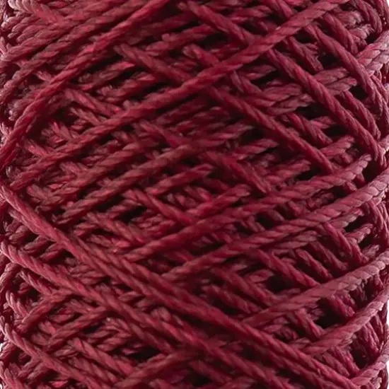 Gudebrod 0.018" 3 Ply Waxed Thread Bobbin, 75ft. Wine {4}