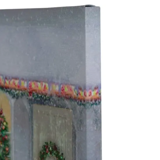 LED Fiber Optic Retro Red Truck Christmas Wall Art {4}