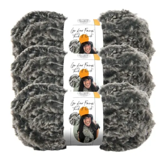 3 Pack Lion Brand&reg; Go For Faux&reg; Thick & Quick&reg; Yarn Mink {1}