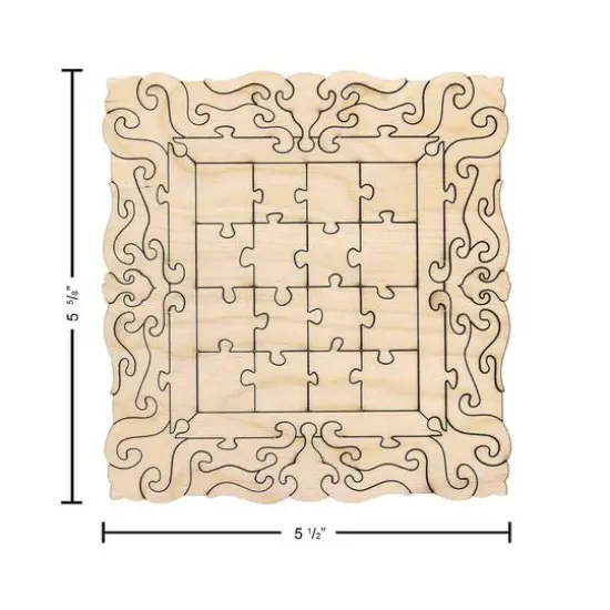 Leisure Arts&reg; Small Frame D.I.Y. Wood Puzzle {4}