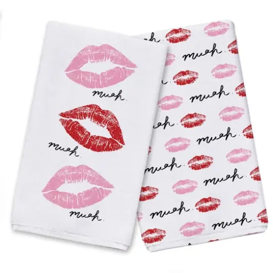 Muah Lips Tea Towel Set {1}