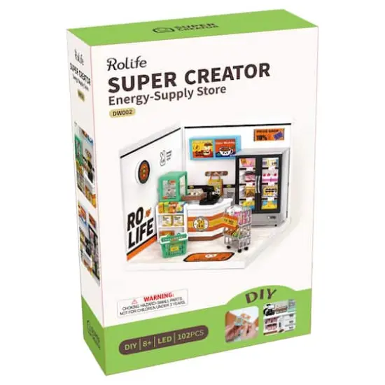 Rolife&reg; Super Creator Energy Supply Store DIY Miniature Kit {8}