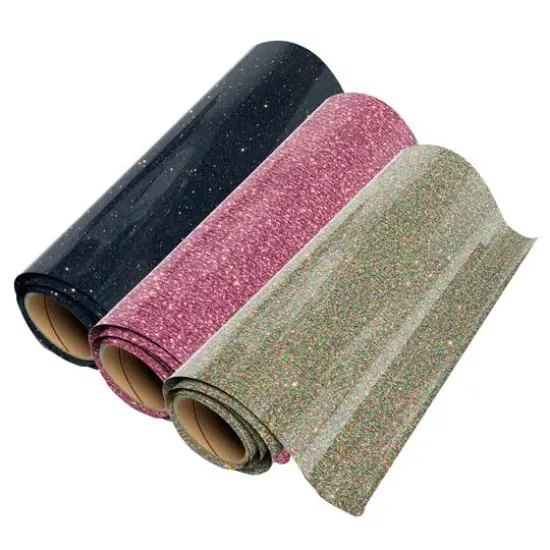 Siser&reg; Glitter Heat Transfer Vinyl, 120" Gold Confetti {2}