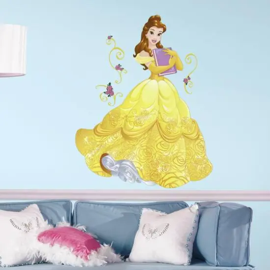 RoomMates Disney Princess Sparkling Belle Peel & Stick Giant Decals {6}