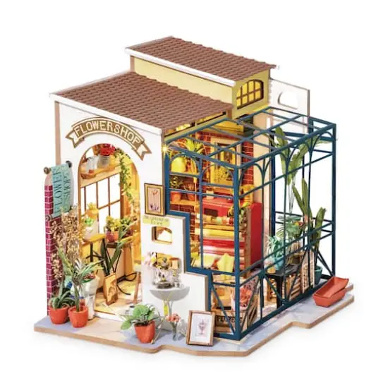 Rolife&reg; Emily's Flower Shop DIY Miniature House Kit {11}