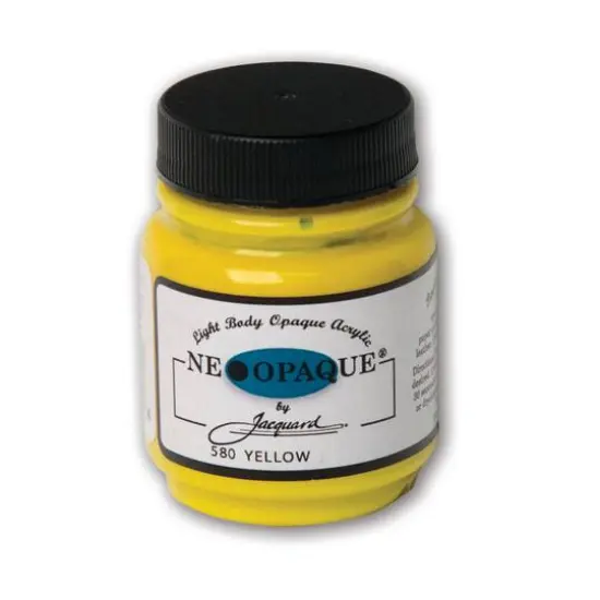 Jacquard Neopaque&reg; Acrylic Paint, 2.25oz. 580 Yellow {1}