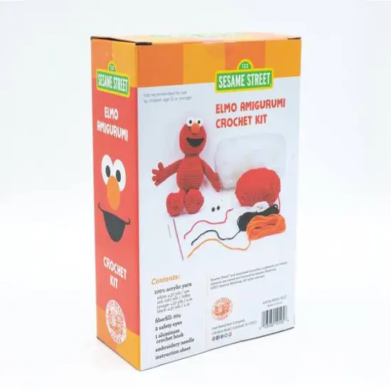 Lion Brand&reg; Elmo Sesame Street Amigurumi Crochet Kit {4}