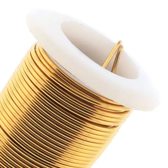 The Beadsmith&reg; Wire&trade; Elements 16 Gauge Tarnish-Resistant Wire Brass {5}