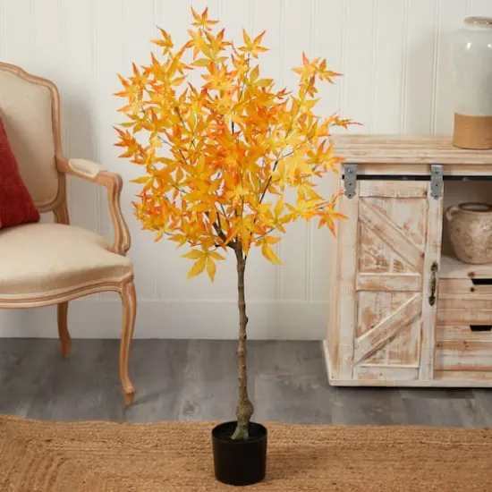 4ft. Potted Yellow Autumn Maple Tree {3}