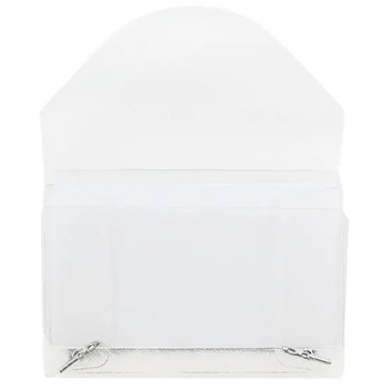 JAM Paper Plastic Business Card Holder Case Clear {4}