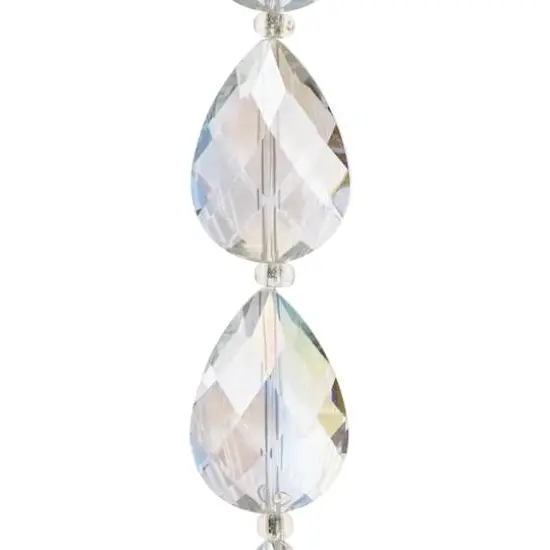 Crystal Glass Teardrop Beads, 25mm by Bead Landing&trade; {1}