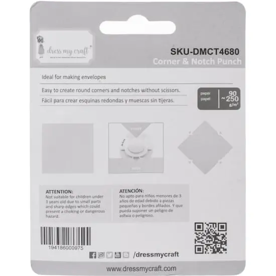 Dress My Craft&reg; Corner & Notch Punch {4}