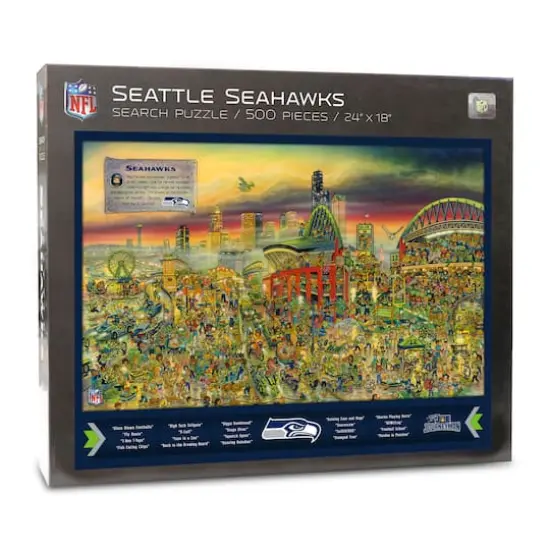 Joe Journeyman NFL 500 Piece Jigsaw Puzzle Seattle Seahawks {1}