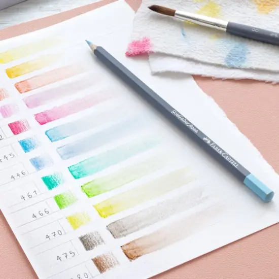 Faber-Castell® Goldfaber Aqua 48 Color Watercolor Pencil Set {6}