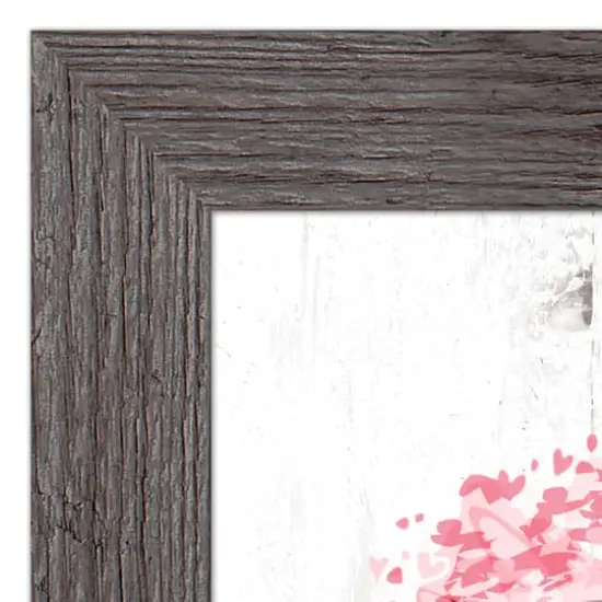 Blooming Love Tree 16" x 20" Western Gray Framed Print {4}