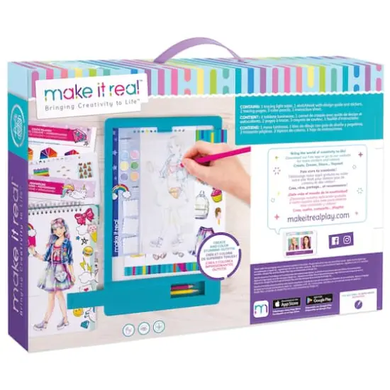 Make It Real&trade; Fashion Design Tracing Light Table {6}