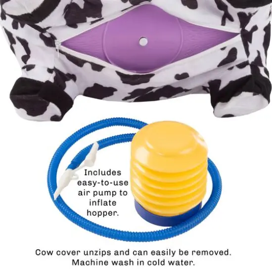 Toy Time Inflatable Bouncy Cow {5}