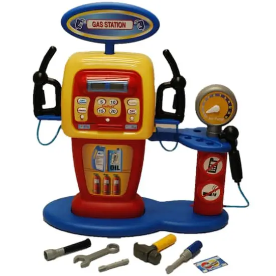 Children's Electronic Self-Service Gas Station Playset {1}
