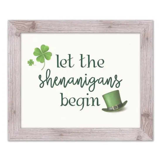 Shenanigans Begin Framed Print 16" x 20" Western White Framed Print {1}