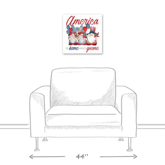 My Home Sweet Gnome Canvas Wall Art {6}